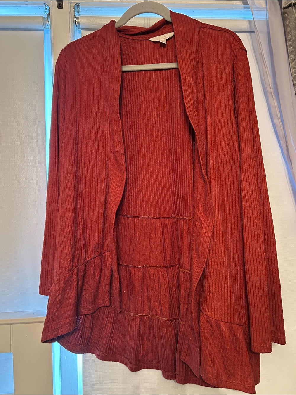 LC Lauren Conrad Rust Red Jumpsuit or Pants (L)